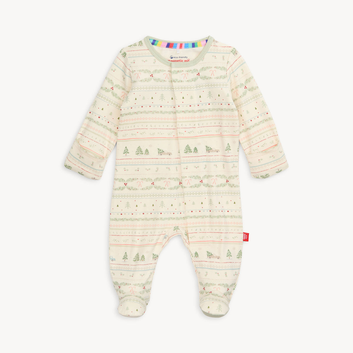 Time Of Wonder Magnetic Footie Pajamas Magnetic Me Christmas Holiday PJ kids baby infant free shipping Boltranchstore.com