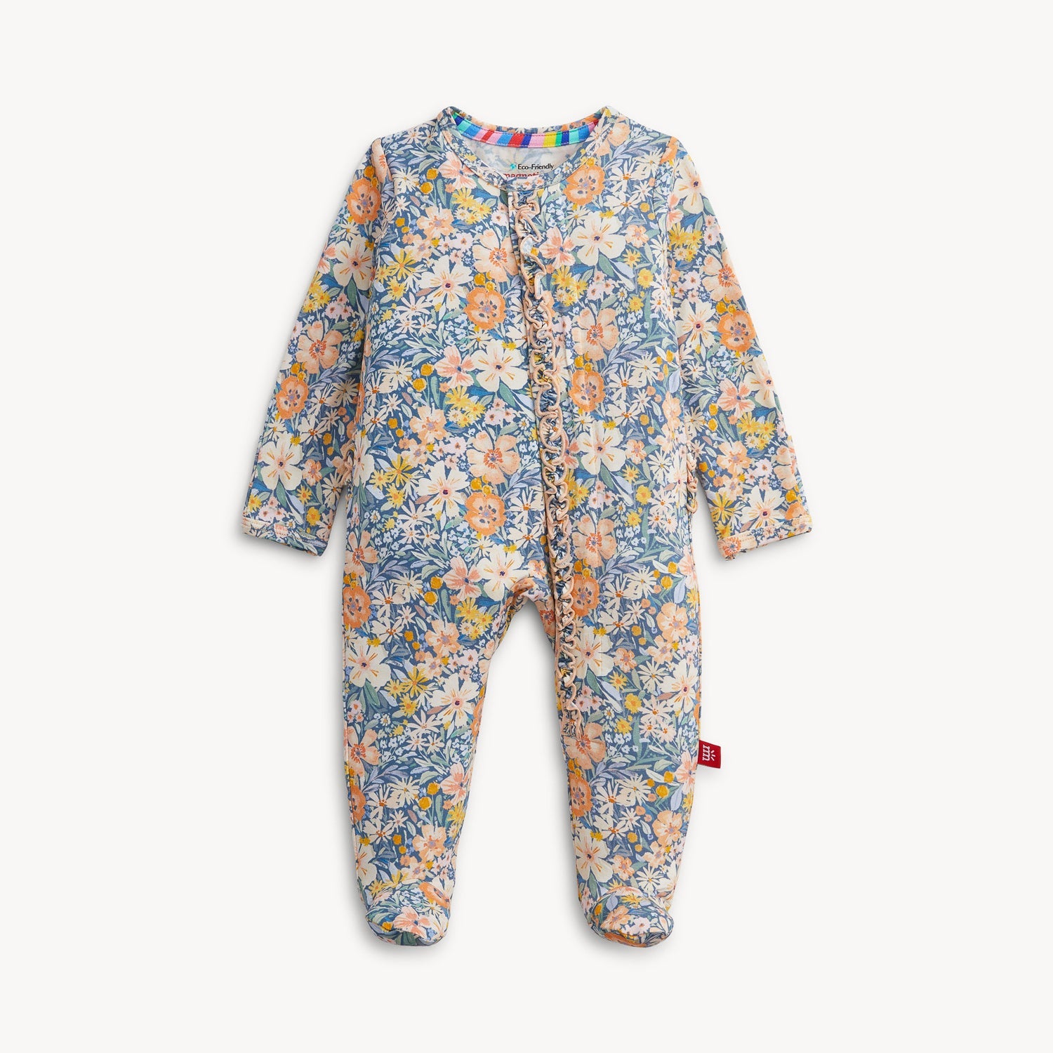 Womens western boutique Utah rodeo Flora Modal Ruffle Footie MF600151 Boltranchstore.com free shipping
