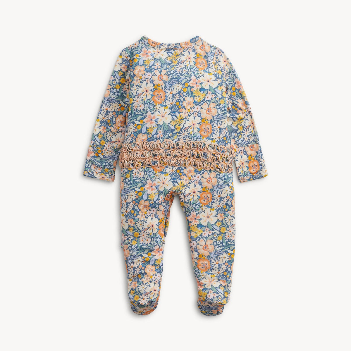 Rodeo boutique Utah western fashion Flora Modal Ruffle Footie MF600151 Boltranchstore.com free shipping
