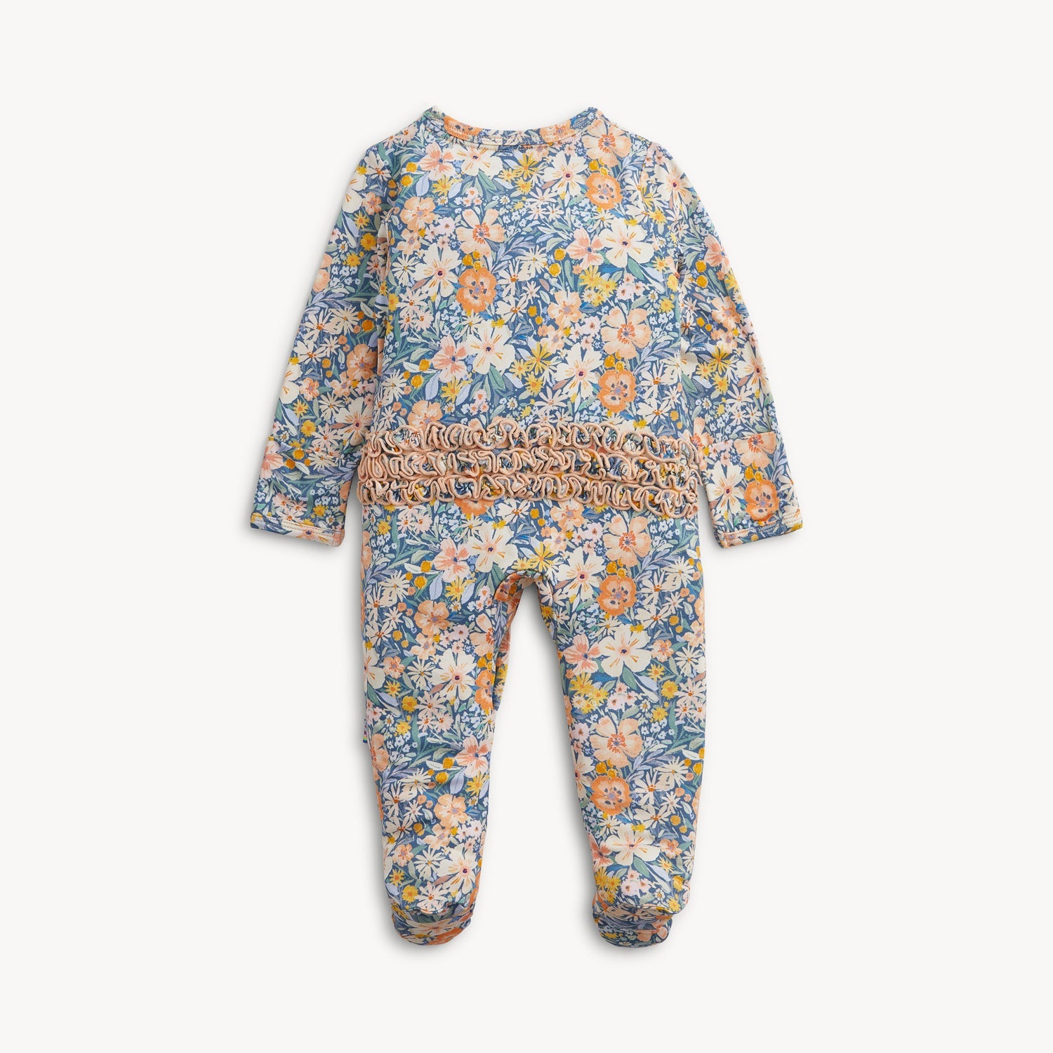 Rodeo boutique Utah western fashion Flora Modal Ruffle Footie MF600151 Boltranchstore.com free shipping