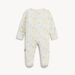 Magnetic Me Star Signs Blue Modal Footie silky footed one piece sleeper sized newborn through toddler for nursery nights Park City Utah