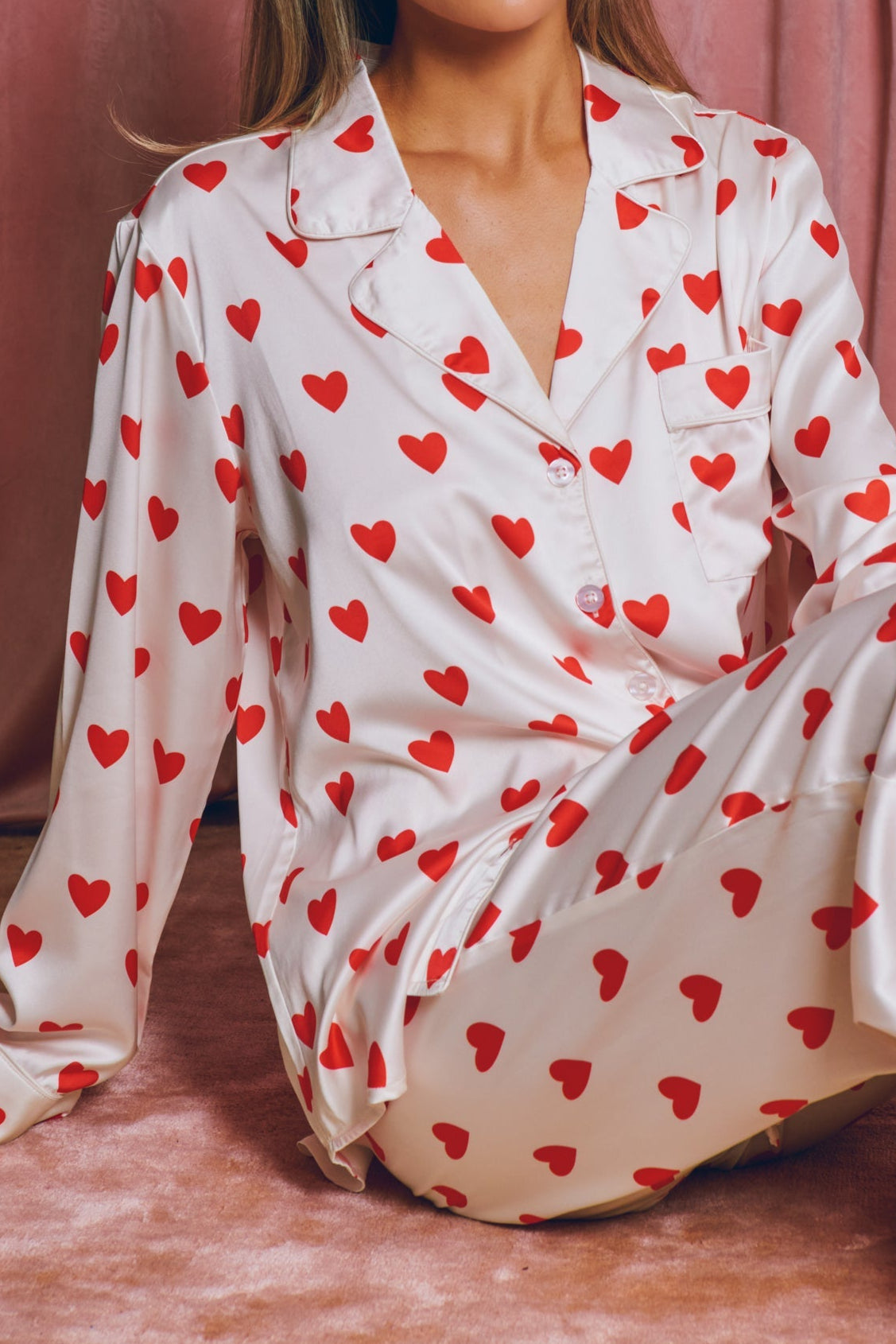 Queen of Hearts PJ Set