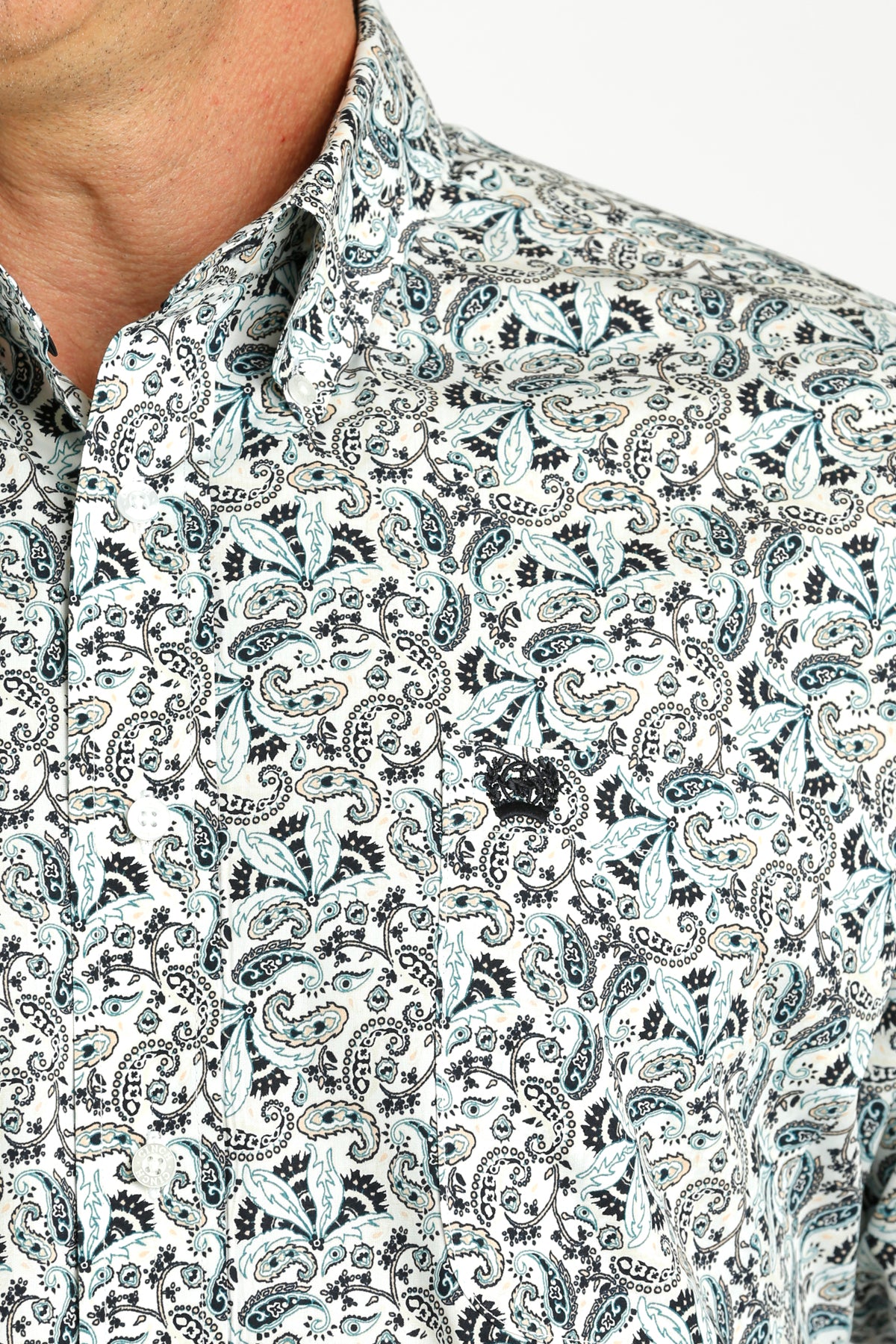 Cinch Mens Paisley Button Down