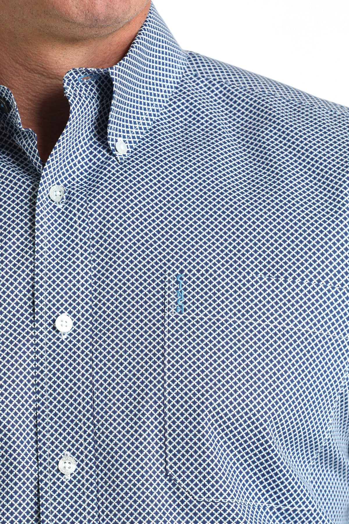 Cinch Mens Long Sleeve Print Modern Shirt