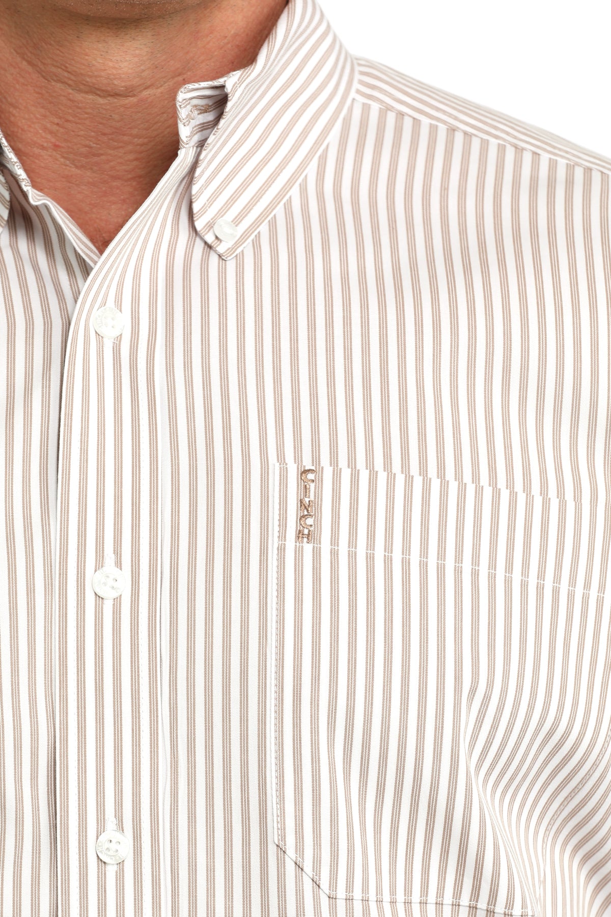Cinch Mens Modern Fit Stripe Shirt
