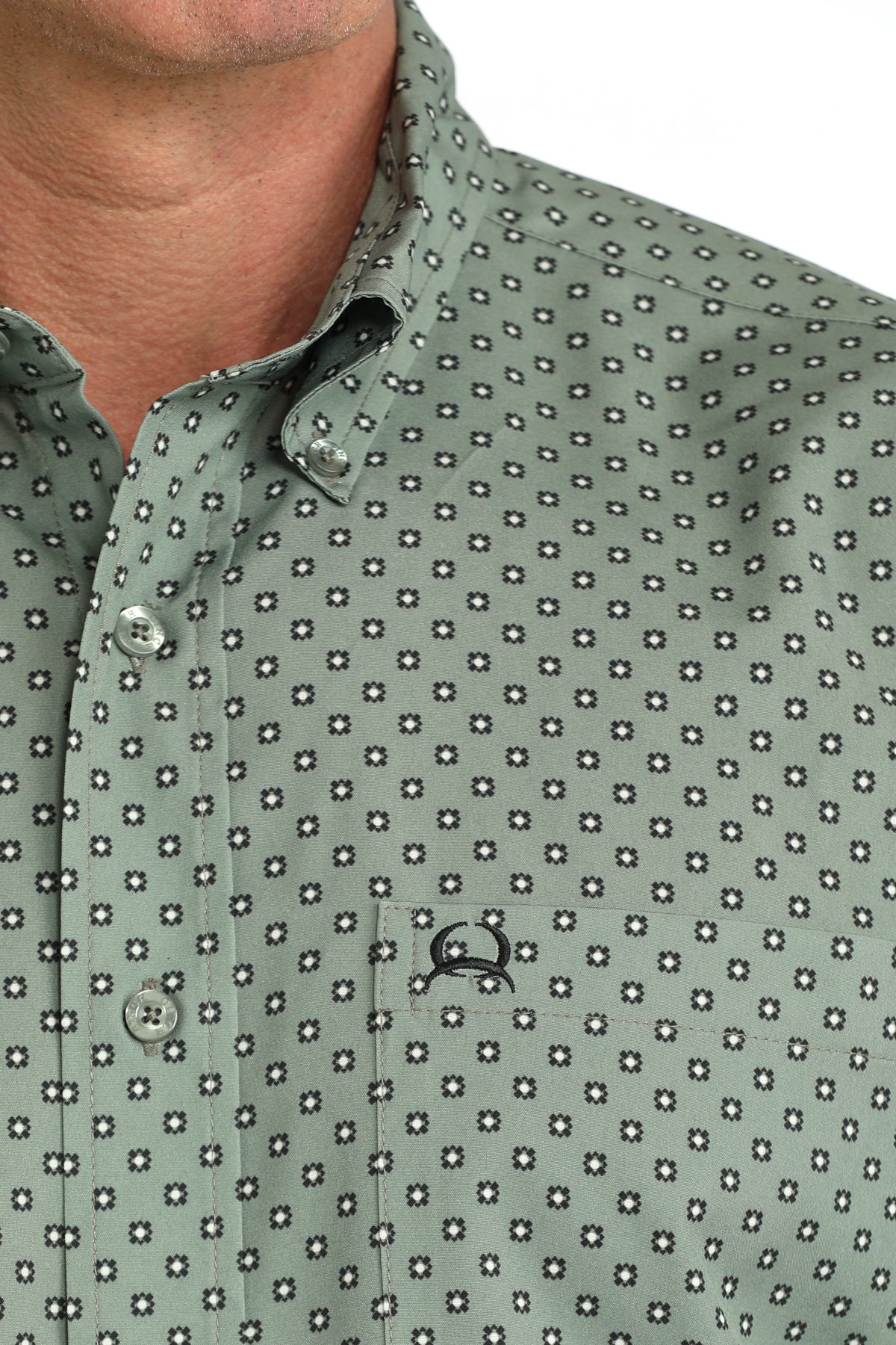 Cinch Mens Short Sleeve Arena Flex Shirt
