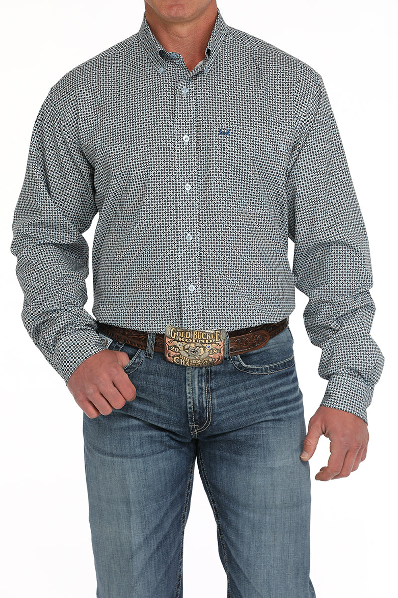 Cinch Mens L/S Print Arenaflex 4/25