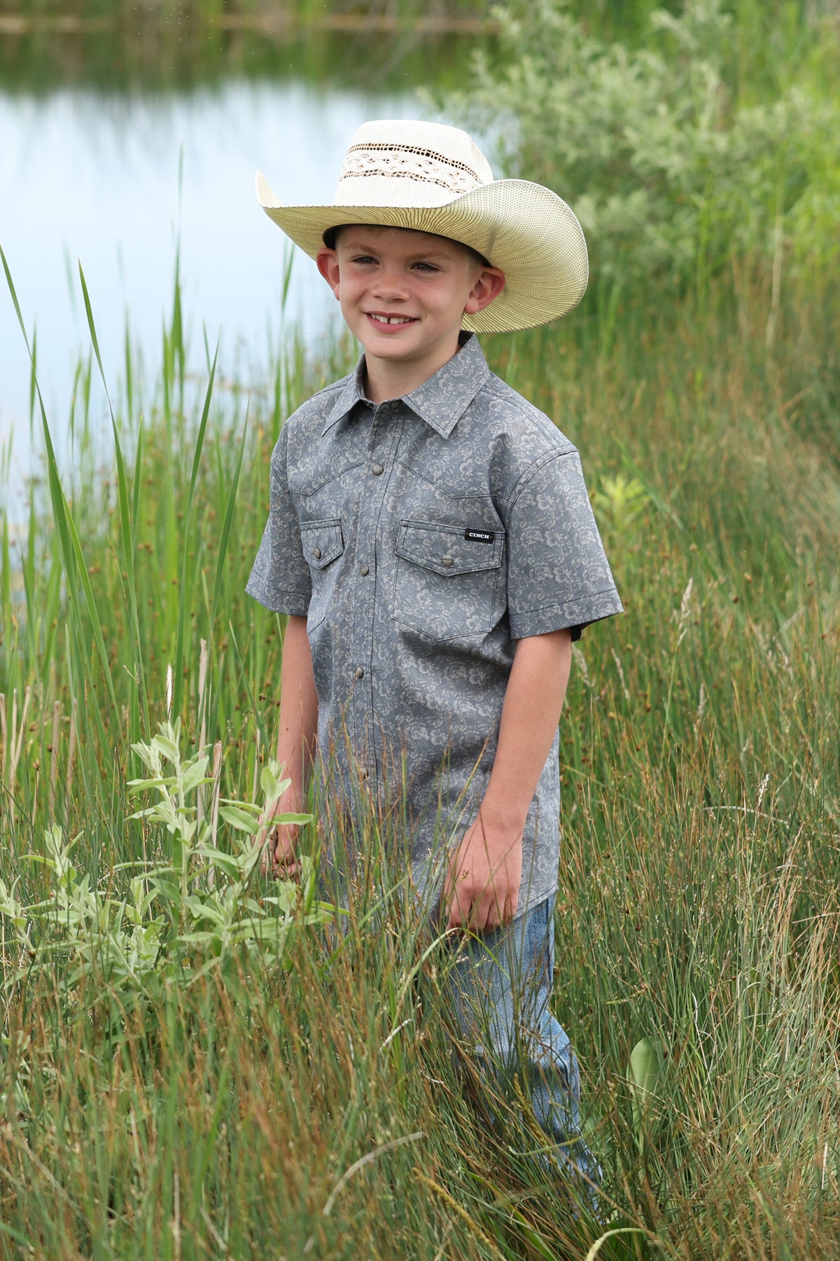 Cinch Boys Western Shirt