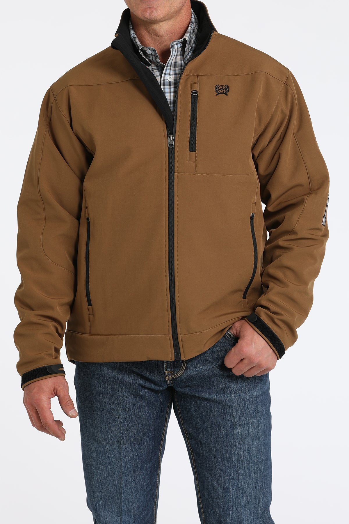 Cinch Mens Bonded Jacket - Brown