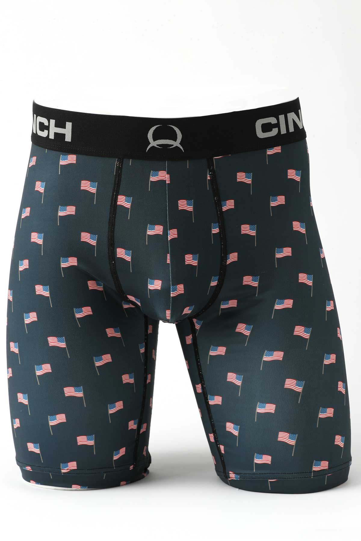 Cinch Mens Flag Boxer Brief 9in