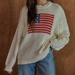 Madison American Flag Pullover Top shop at boltranchstore.com  free shipping USA