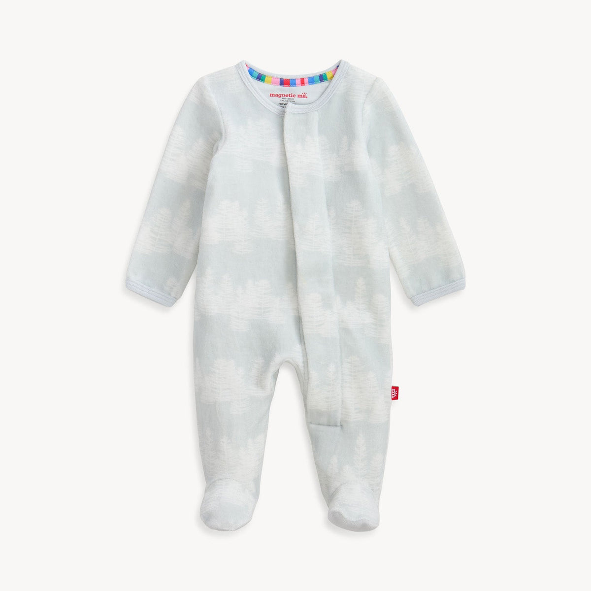 Magnetic Infant Birch Trees Velour Footie Buy at boltranchstore.com baby clothes