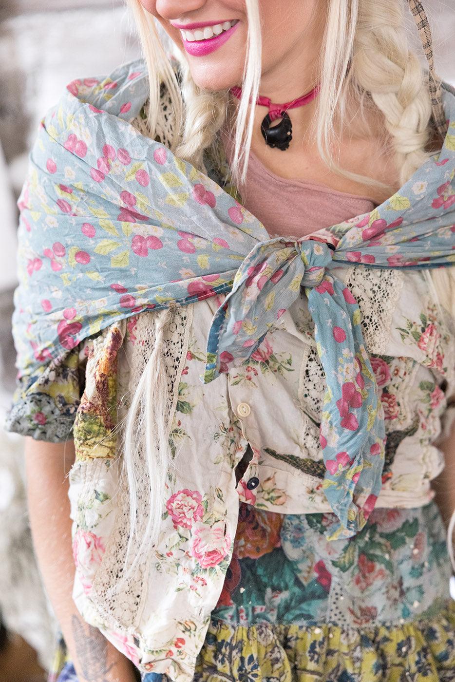 Magnolia Pearl Cherry Picking Scarf order today at boltranchstore.com