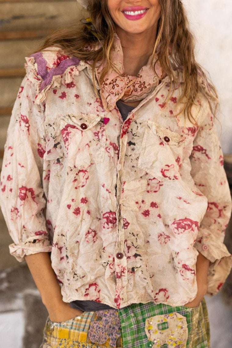 Magnolia Pearl Ric Rac Kelly Western Shirt order today at boltranchstore.com
