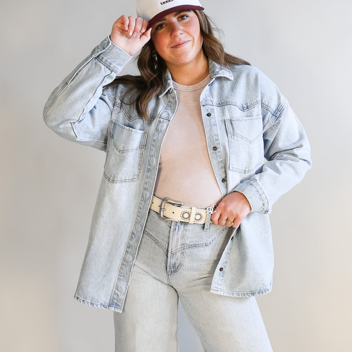 Mandy Womens Western Shacket buy at boltranchstore,com western boutique