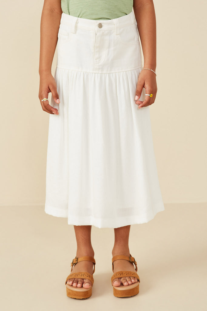Marley Girls Medi Denim Midi Skirt order today at boltranchstore.com