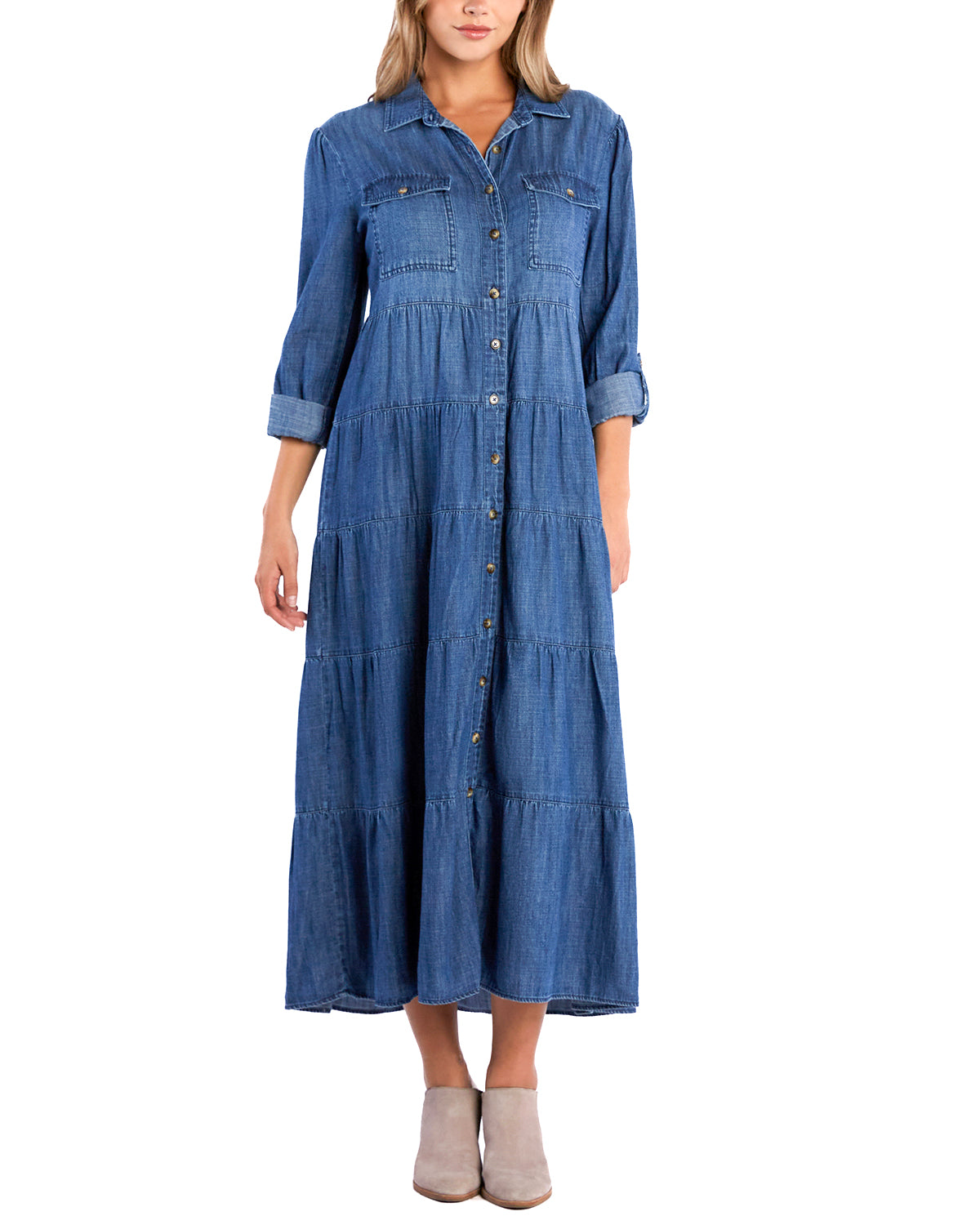 Mave Maxi Denim Dress