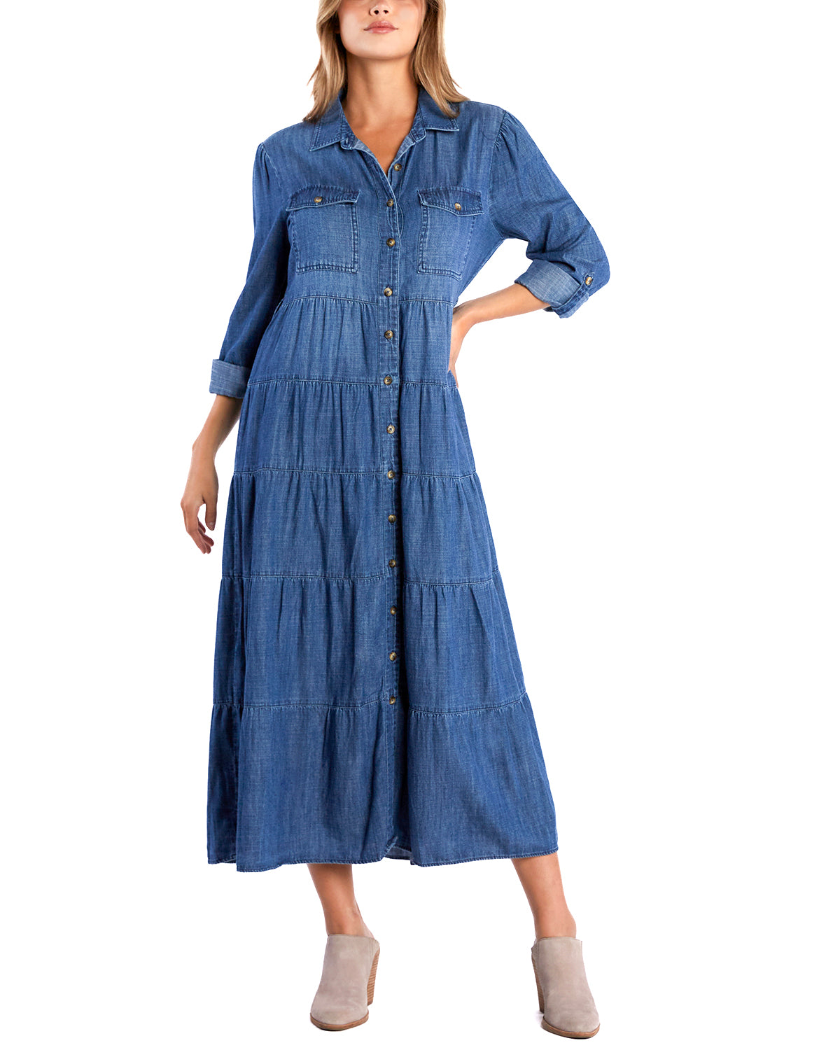 Mave Maxi Denim Dress