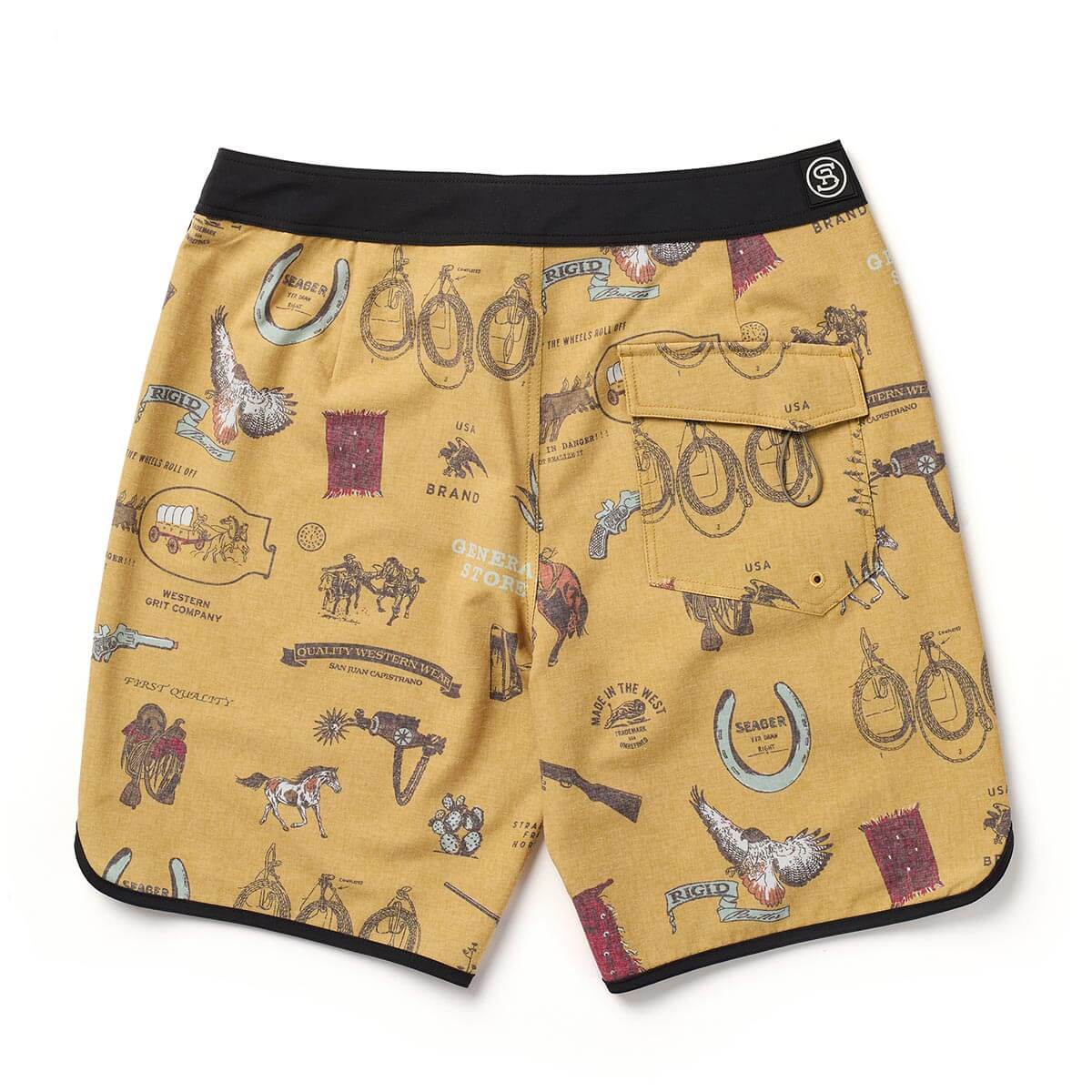 Seager Microdose Scallop Bronze Boardshort