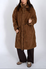 Mila Long Sherpa Jacket RD Style womens outerwear Boltranchstore.com free shipping