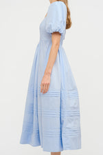 Milana Baby Blue Midi Dress side