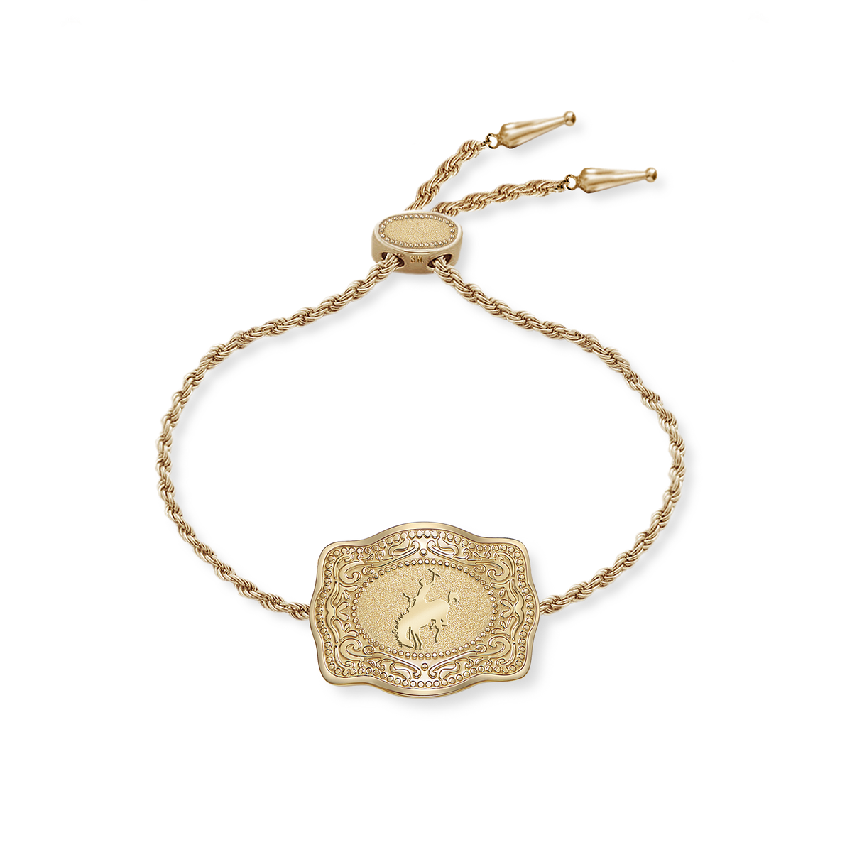 Mini Belt Buckle Bracelet Bronc womens western bronc rider bracelet adjustable Boltranchstore.com free shipping valentines anniversary bracelet