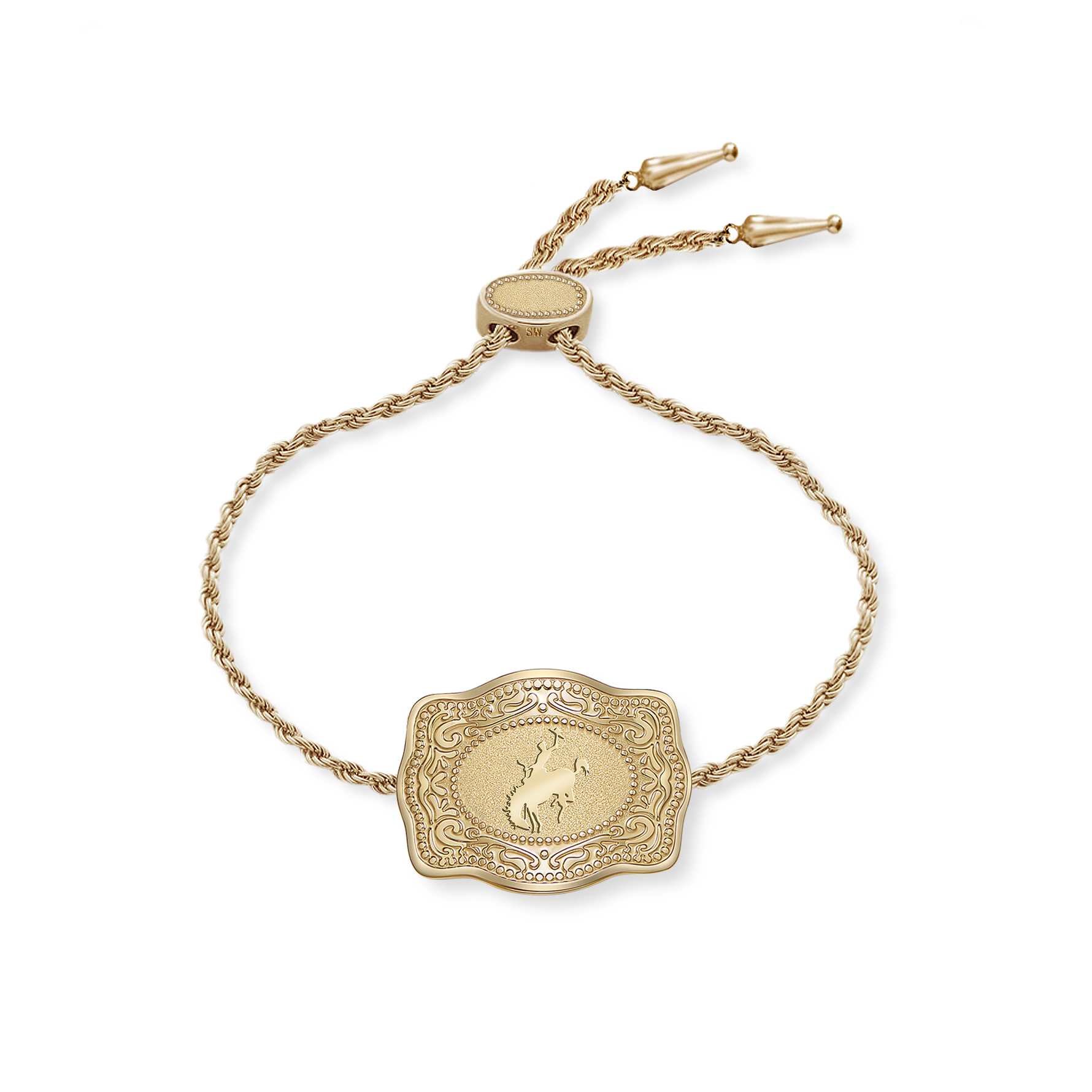 Mini Belt Buckle Bracelet Bronc womens western bronc rider bracelet adjustable Boltranchstore.com free shipping valentines anniversary bracelet