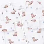 Mini Cowboy Boots 2 Way Zipper Footie shop at boltranchstore.com western baby wear