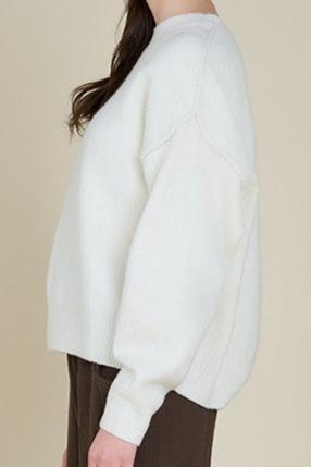 Mock Neck Cocoon Sweater