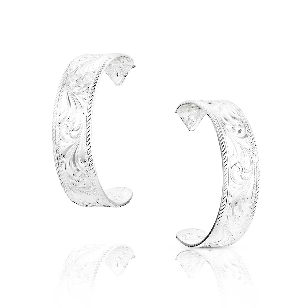 Montana Silversmiths Out West Hoop Earrings buy at boltranchstore.com