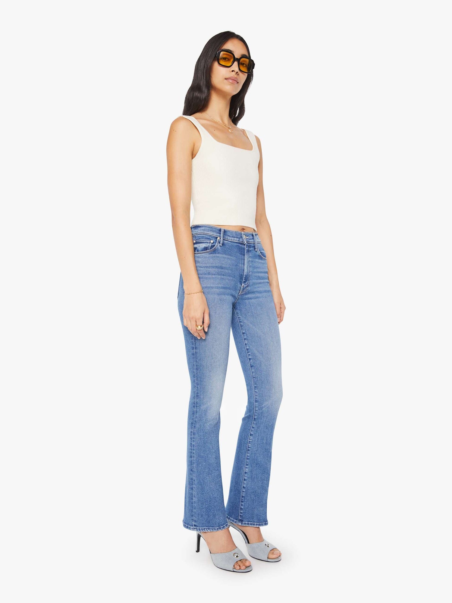 Mother High Waisted Weekender Skip Pants order at boltranchstore.com