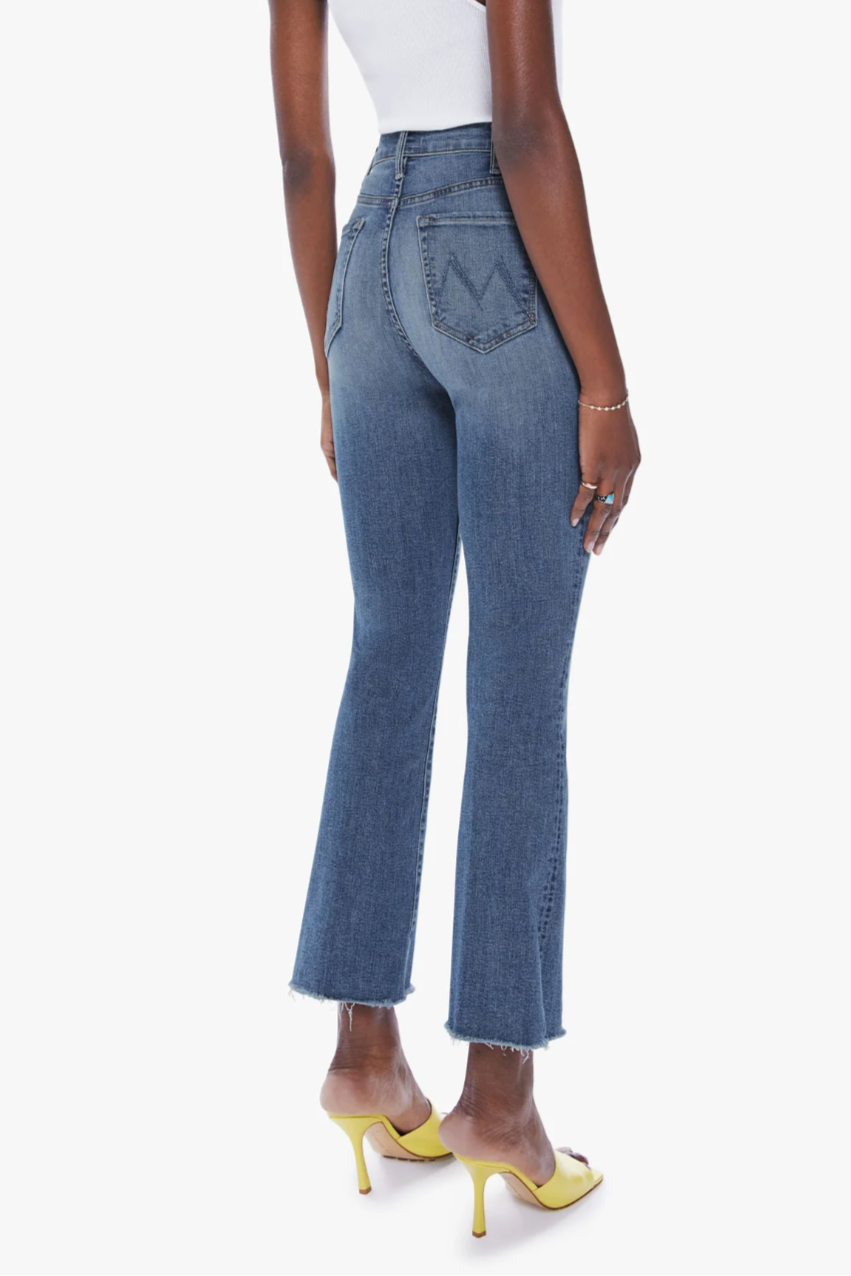 Mother Hustler Ankle Fray Jean