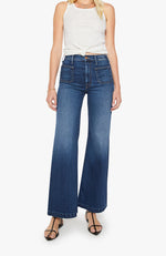 Mother The Hustler Roller Patch Pocket Sneak In Taking Chances at boltranchstore.com womens jeans free shipping in stock 