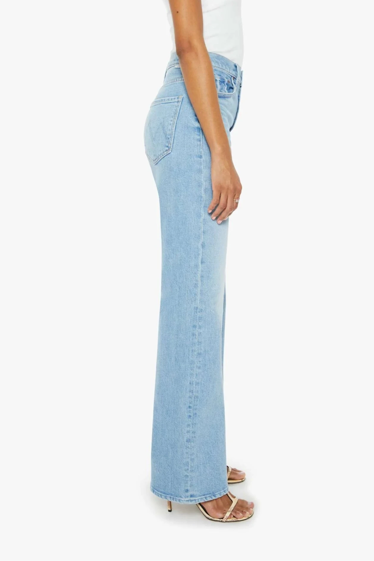 Mother Lasso Sneak Pants in Ivy League Cowboy