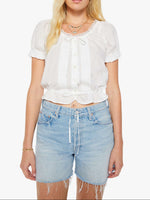 Mother The Love Letter Puff at boltranchstore.com with free shippings Woman wearing a white blouse  womens shirt summer shirt rodeo outfit 