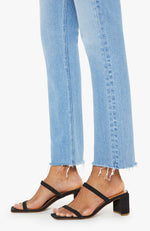 Mother The Mid Rise Dazzler Ankle Fray bottom