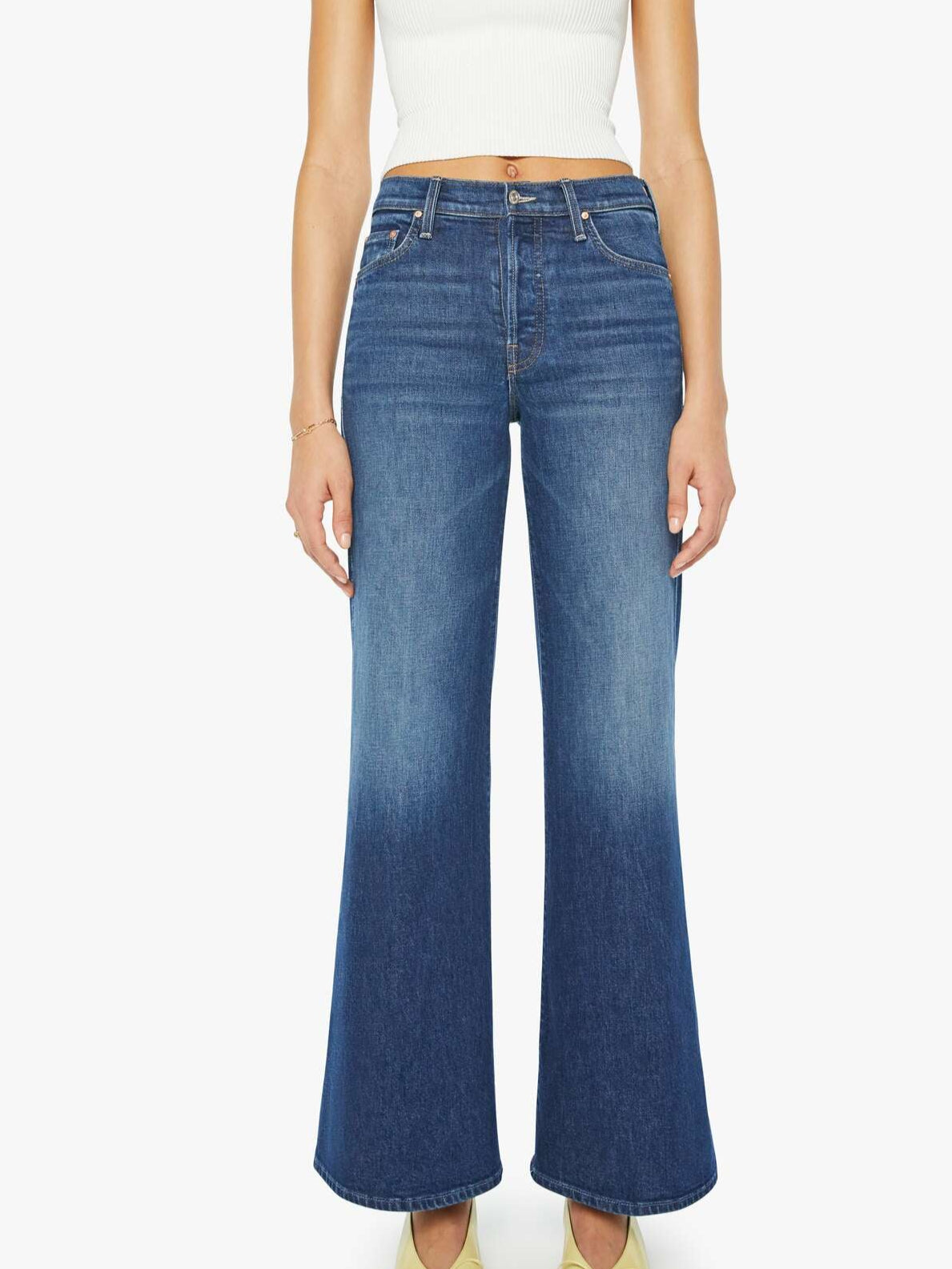 Mother Tomcat Roller Skimp Jean in Perfectly Imperfect order at boltranchstore.com