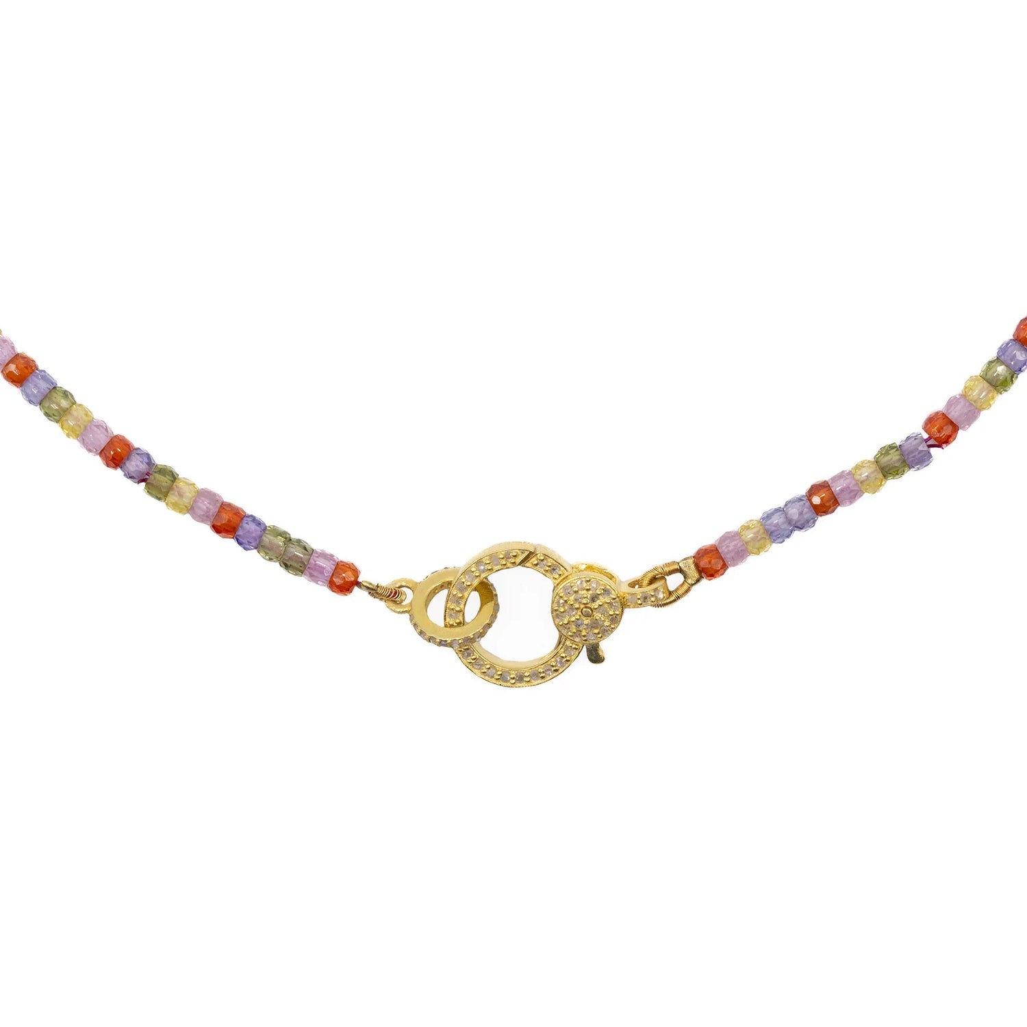 Makhala Multicolored Crystal with Diamond Closure