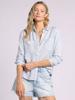 Myla Womens Striped Shirt - Bluefin Find this at the Bolt Ranch Store