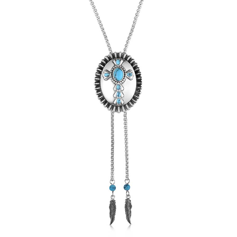 Unbroken Faith Bolo Necklace Montana Silversmiths NC6320 at Boltranchstore.com free shipping