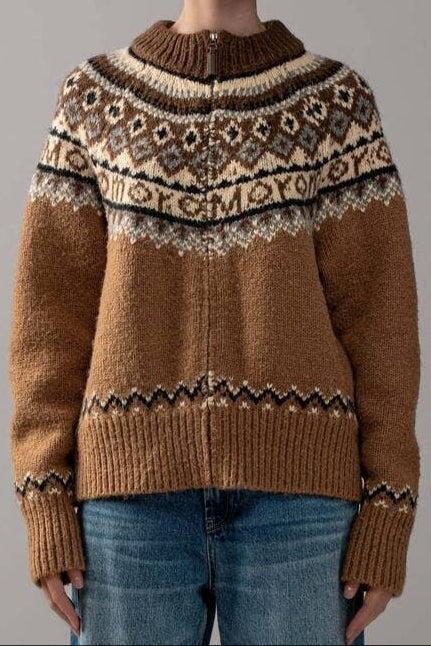 Nordic sweater doen ballerina farm wool sweater fall sweater christmas sweater