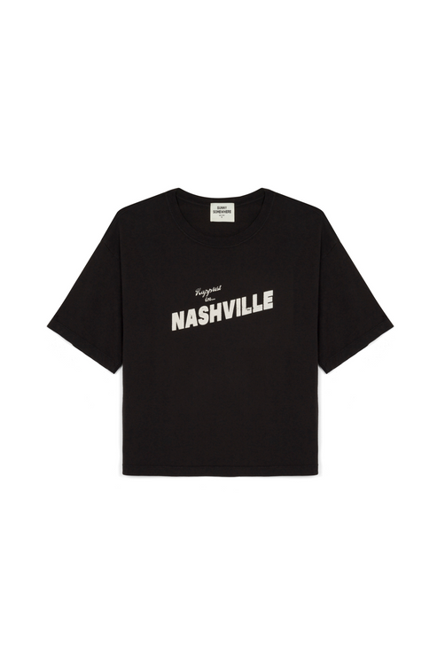 Nashville Boyfriend Tee womens tshirt sunny somewhere free shipping popular viral Boltranchstore.com