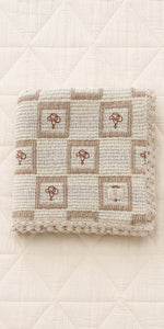 New Grain Round Up Baby Blanket bolt ranch store vintage country