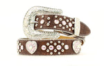 Nocona Girls Fashion Heart Belt kids western belts bolt ranch store