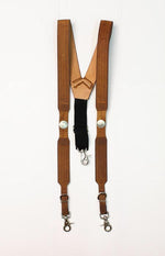 Nocona Leather Gallus buy at boltranchstore.com free shipping suspenders brown leather