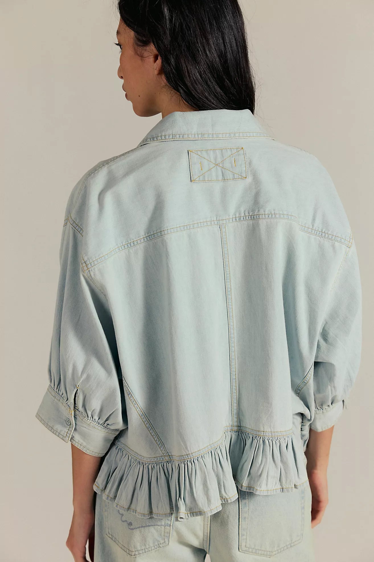 Free People Bailey Denim Shirt