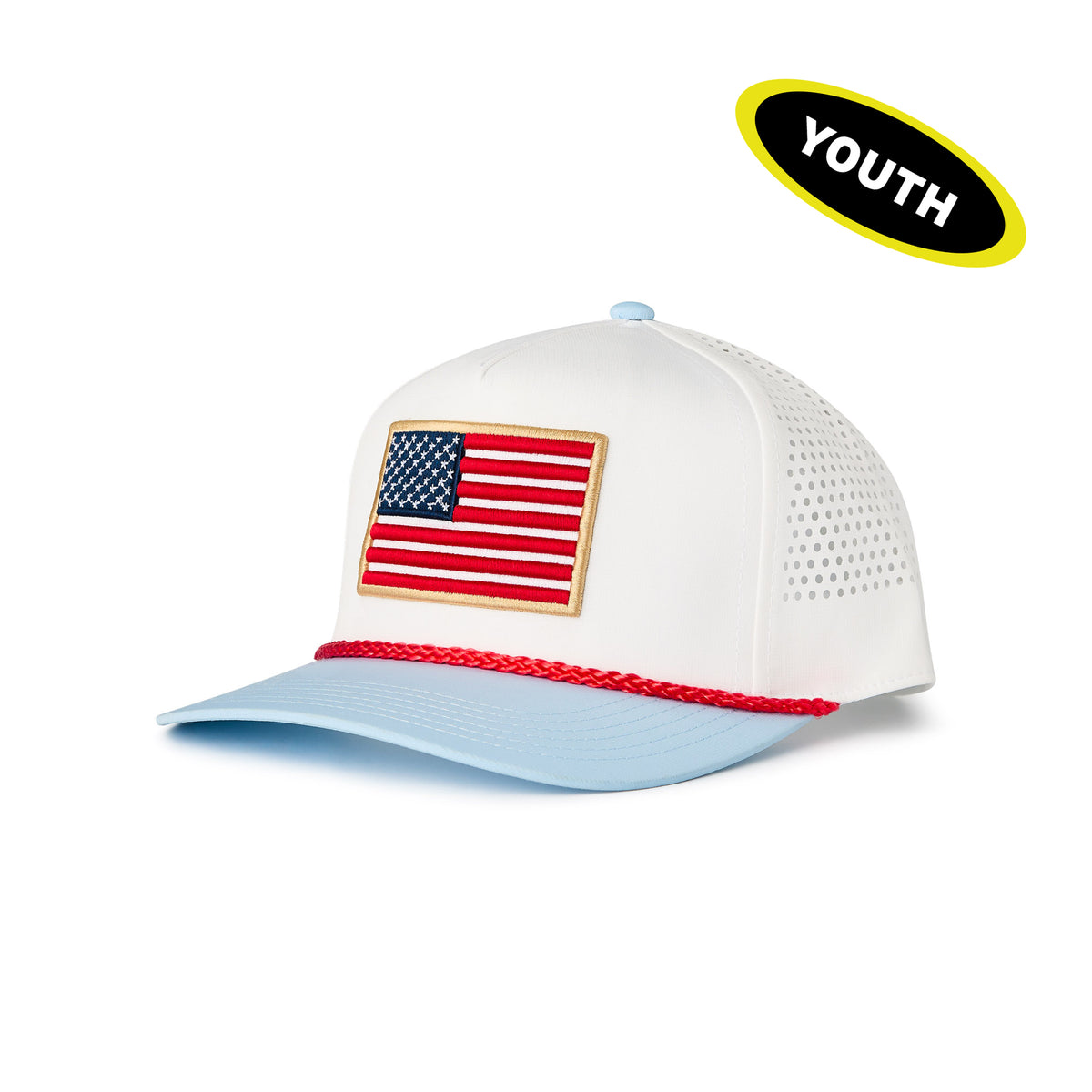 Burlebo Youth Performance Cap in Old Glory