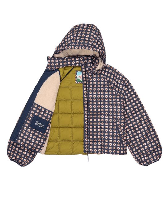 The GREAT Whistler Puffer in Mini Frosted Daisy