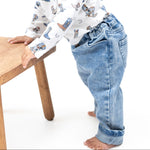 Western baby clothing kids western boutique Utah Old School Blue Stretch Denim Adjustable Pants 1496F26OBD Old School Blue Stretch Denim Adjustable Pants