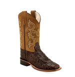 Old West Kids Horn Back Gator Boots kids cowboy boots at boltranchstore.com
